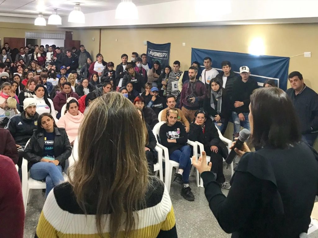 Sofi Vannelli y Malena Galmarini se dirigieron a los jóvenes: “Necesitamos militantes que piensen, sueñen y transformen”
