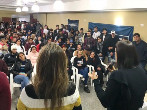 Sofi Vannelli y Malena Galmarini se dirigieron a los jóvenes: “Necesitamos militantes que piensen, sueñen y transformen”