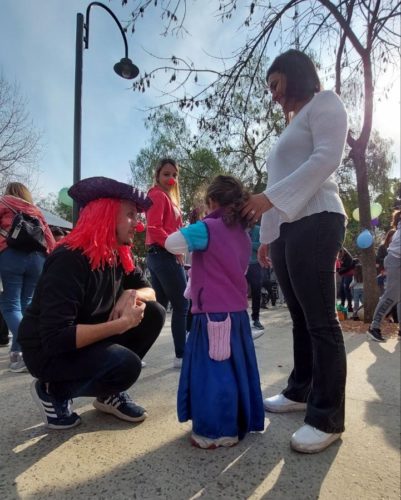 Con Juegos, Alegría y Color, el Frente Renovador realizó los festejos por el Día de la Niñez en La Plaza de los Inmigrantes.
