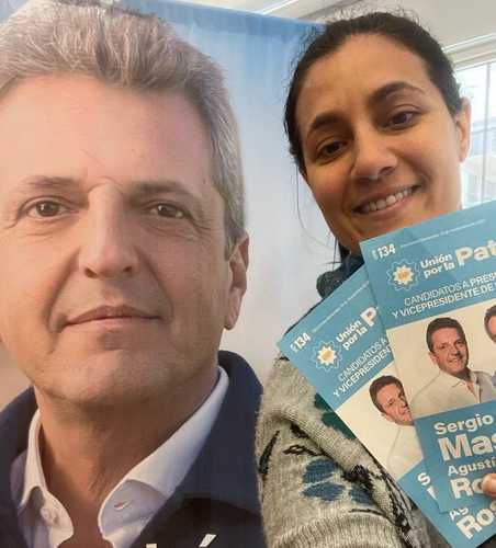Sofi Vannelli: “Con Sergio Massa presidente vamos a un gobierno de Unidad Nacional”.